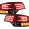 Stopuri LED Audi A4 B7 Sedan (2004-2008) LED Blinker Rosu Fumuriu Performance AutoTuning