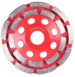 Disc diamantat tip oala Strend Pro Premium CGW22, dublu-rand, 115 mm, pentru beton