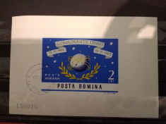 ROMANIA 1964,LP 577,COLITA STAMPILATA foto