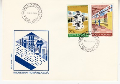 C12 - FDC Romania - Industria romaneasca - LP962 - 1978 foto