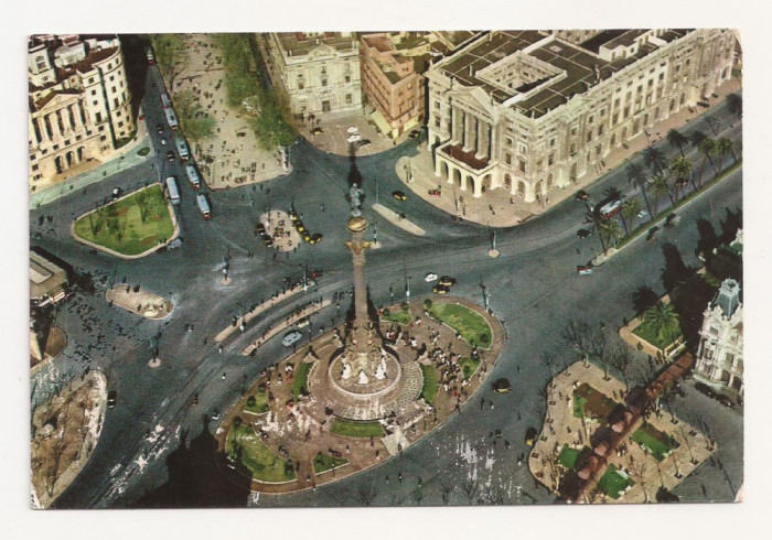 FA9 - Carte Postala- SPANIA - Barcelona, Monumento a Colon, necirculata