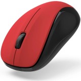Mouse Hama Wireless Optic Cu 3 Butoane Mw-300 V2, Silentios, Receiver USB, Rosu