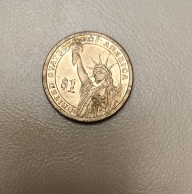 SUA - 1 Presidential Dollar - John Adams - monedă s134 foto