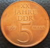 Moneda aniversara 5 MARCI / MARK - RD GERMANA (DDR), anul 1969 *cod 2090 LUCIU, Europa