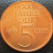 Moneda aniversara 5 MARCI / MARK - RD GERMANA (DDR), anul 1969 *cod 2090 LUCIU