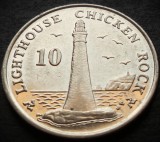 Cumpara ieftin Moneda exotica 10 PENCE - ISLE OF MAN, anul 2014 * cod 4984, Europa