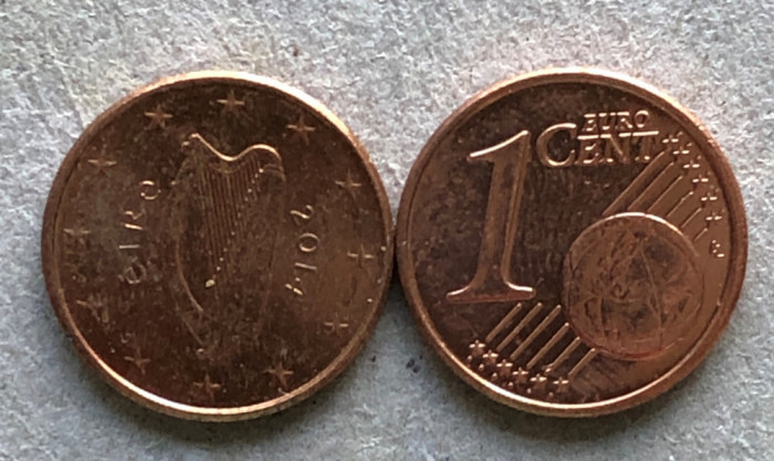 Irlanda 1 eurocent 2014