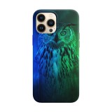 Husa compatibila cu Apple iPhone 14 Plus model Night hunter, Silicon, TPU, Viceversa, Transparent, Carcasa