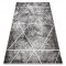 Covor MATEO 8031/644 Modern, geometric, triunghiuri - structural gri, 240x330 cm