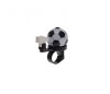 Sonerie Bicicleta Din-Din Minge Alb/Negru 38mm - Claxon Universal Ciclism