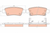 TRW GDB3576 set placute frana,frana disc