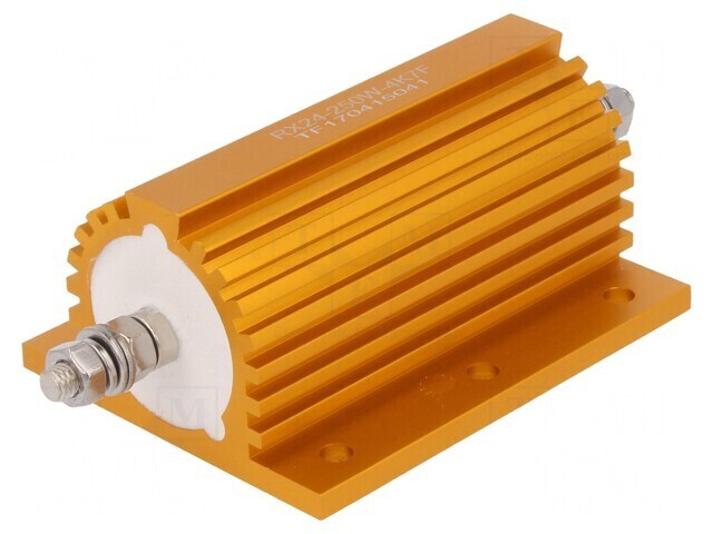 Rezistor bobinat 4,7k&Omega; 250W &plusmn;1% cu radiator