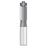 HiKOKI 754110 - Freza pentru frezare coplanara 16x15.9x50 mm tija 8 mm lemn