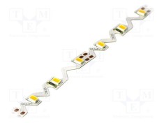 Banda LED WISVA OPTOELECTRONICS 60 LED/m 2835 12VDC IP20 pliabil &icirc;n formă de S