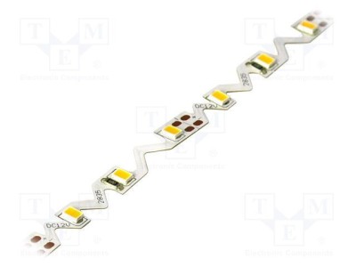 Banda LED WISVA OPTOELECTRONICS 60 LED/m 2835 12VDC IP20 pliabil &amp;icirc;n formă de S foto