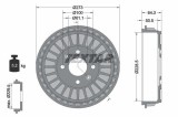 Tambur frana Renault Clio V, Twingo III; Smart Forfour Motor 0.9, 0.9 Brabus, 0.9 TCe 110, 0.9 TCe 90, 0.9 TCe 90 LPG, 0.9 TCe 95, 1.0, OE 432062488R