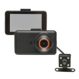 Camera video auto duala fata/spate FHD cu display 3 inch LCD