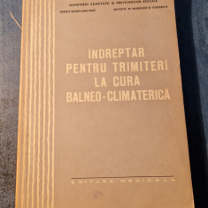 Indreptar pentru trimiteri la cura balneo climaterica