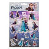 Set Autocolante Frozen, 200 buc, 4 foi, Multicolor, CMCLASS