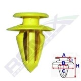 Clema, clips fixare Audi A3, A6, A8, TT; Ford Galaxy; Seat Alhambra, Ibiza/Cordoba; VW Polo Sedan/Combi, Sharan, Transporter; tapiterie, scaune; set