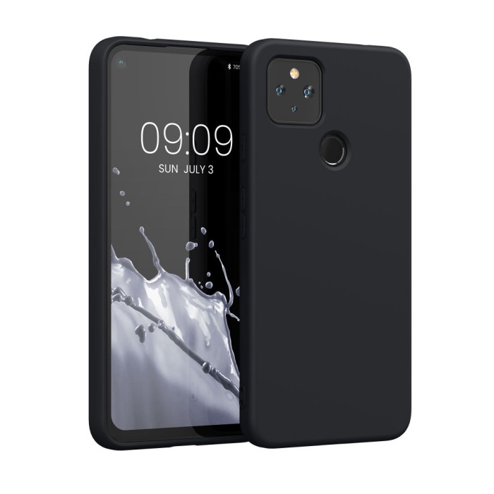 Husa pentru Google Pixel 4a 5G, Silicon, Negru, 53779.47