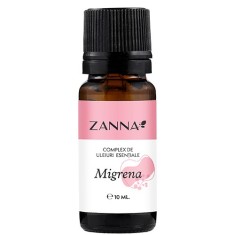 Complex de uleiuri esentiale Migrena, 10ml, Zanna