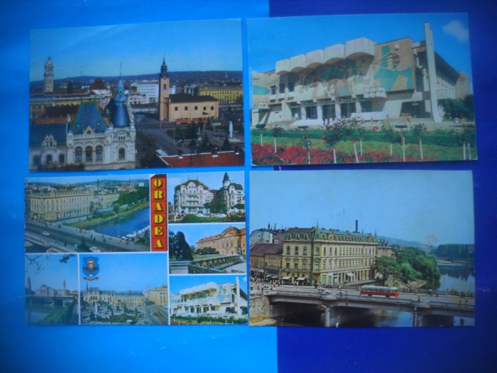 HOPCT LOT 2616 ORADEA -JUD BIHOR-4 CARTI POSTALE-CIRCULATE