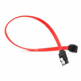 Cablu de date Gembird CC-SATAM-DATA90-0.3M, SATA III - S-ATA III, Metal clips, 30cm