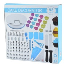 Set ustensile pentru decorare prajituri, 92 piese, Flippy foto