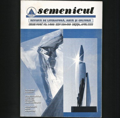 SEMENICUL, REVISTĂ DE LITERATURĂ, ARTĂ ȘI CULTURĂ - NR. 3 / 2003 foto