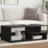 VidaXL Măsuță de cafea, negru, 102x55x35 cm, lemn prelucrat 848011