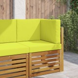 vidaXL Perna pentru canapea de exterior 3 pcs Verde Poliester 900749