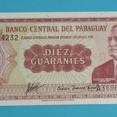 Paraguay 10 Guaranies 1963 'Garay' UNC serie: A36984232