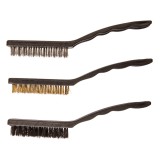 Set 3 perii de sarma 230 mm din cupru, otel si nylon TOP TOOLS