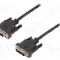 Cablu DVI - DVI, din ambele par&amp;#355;i, DVI-D (18+1) mufa, 2m, negru, ASSMANN - AK-320107-020-S