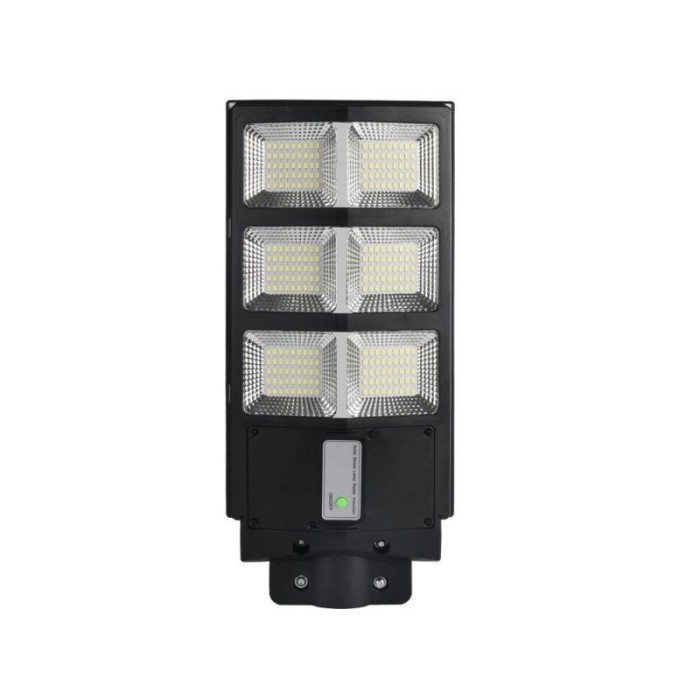 Felinar solar stradal, cu telecomanda, senzor miscare si luminozitate, eMazing, prindere inclusa, 135 LED, IP65, material ABS, 8AH, 100W, lumina rece