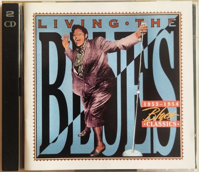 Various &lrm;&ndash; Living The Blues - 1953-1954 Blues Classics NM / NM dublu cd muzica blus Time Life Germania 1998