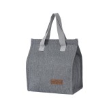 Geanta termoizolanta tip bento bag flippy, camping cooler bag, aluminiu, 22.5 x 13 cm, 3.3 l, gri
