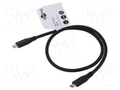 Cablu USB 3.2 USB C 0,5m Goobay negru 10Gbps