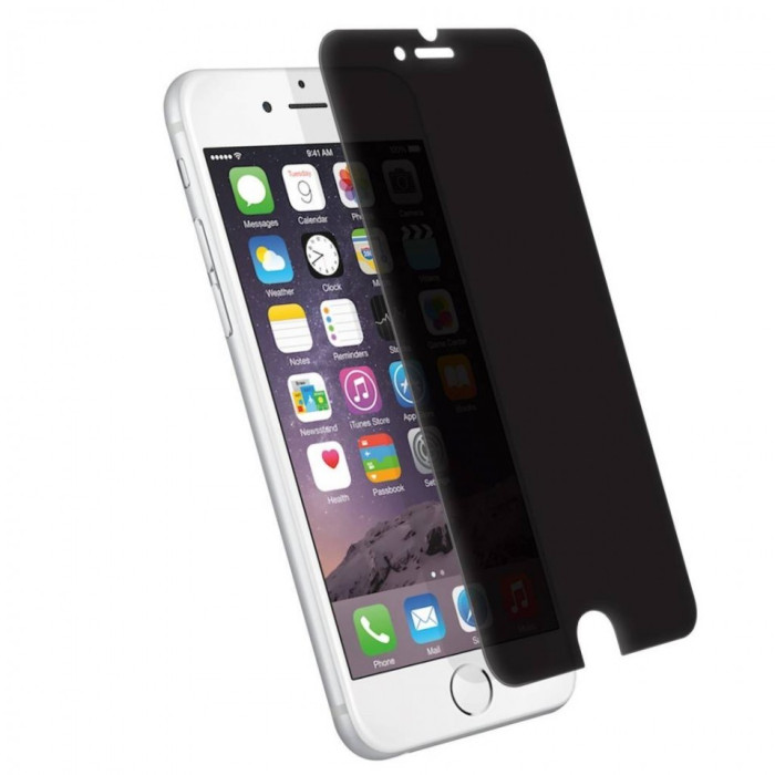 Folie de sticla Apple iPhone 6/6S, Privacy Glass Elegance Luxury, folie 9H