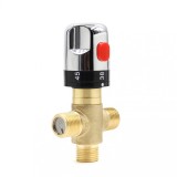 Vana de amestec termostatica USSPY, protectie antioparire, din alama, reglabila intre 20&deg;C-50&deg;C,