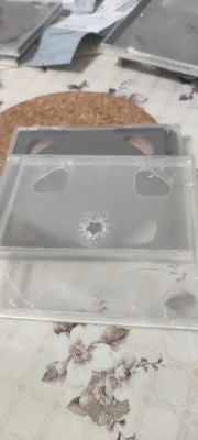 Set 5 Carcase CD sau DVD dubla 10.4mm cu tavita transparenta tip jewel foto