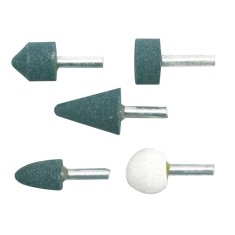 Set 5 pietre abrazive cu tija VOREL