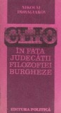 Clio in fata judecatii filozofiei burgheze