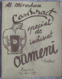 AL. MIRODAN: CONTRACT SPECIAL DE INCHIRIAT OAMENI/TEATRU/TEL AVIV 1983/DEDICATIE