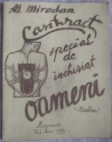 Cumpara ieftin AL. MIRODAN: CONTRACT SPECIAL DE INCHIRIAT OAMENI/TEATRU/TEL AVIV 1983/DEDICATIE