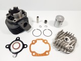 Kit Cilindru + Chiuloasa MBK Evolis 49cc 50cc, Racire AER, Set Motor Scuter, Piston 40mm, Bolt 10mm, 2T