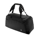 Geanta sport impermeabila pentru sala, cu compartiment pentru incaltaminte, BeMaxx, 55x26x28 cm, 40l, Negru, Resigilat, Grad A