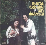 Disc vinil, LP. MARIA CIOBANU, ION DOLANESCU: PE SUB DEALUL CU IZVORU ETC,-MARIA CIOBANU, ION DOLANESCU