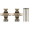 Set accesorii placute frana Mercedes C-Class (W203), C-Class T-Model (S203), E-Class (W211), E-Class T-Model (S211), Slk (R171), punte Fata, restrict